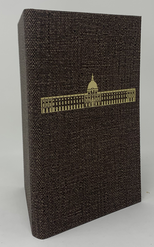 Porte-addition texture tissée avec dorure